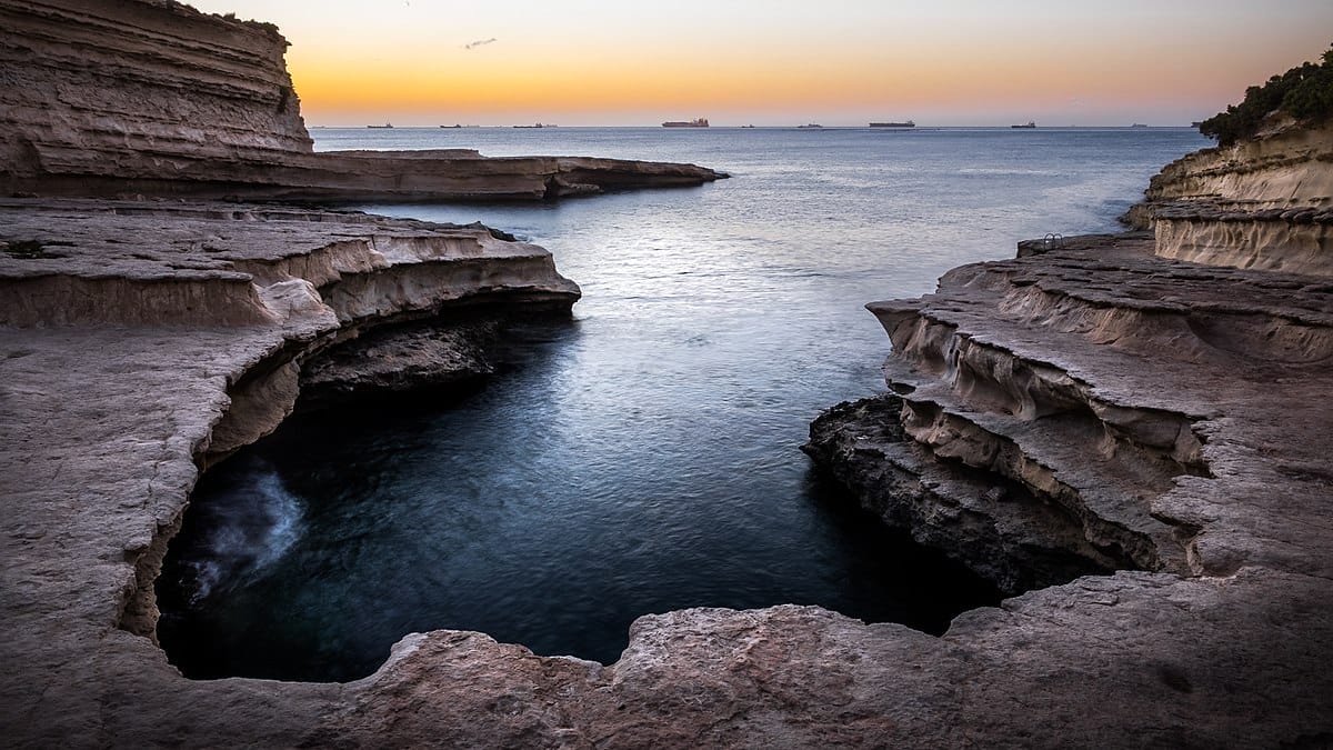 Outdoor scenery near Sliema, Malta
