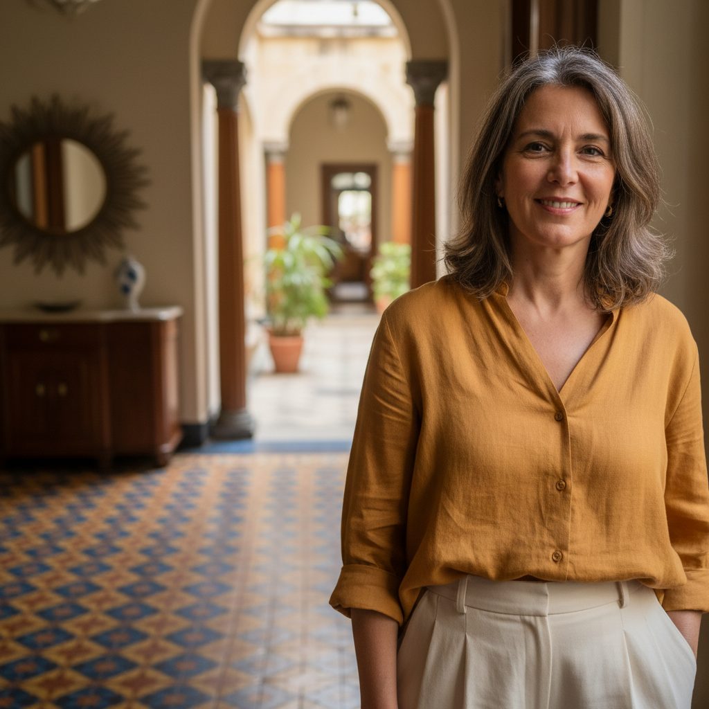 Susan, founder of Espais Roca and host at Aster House